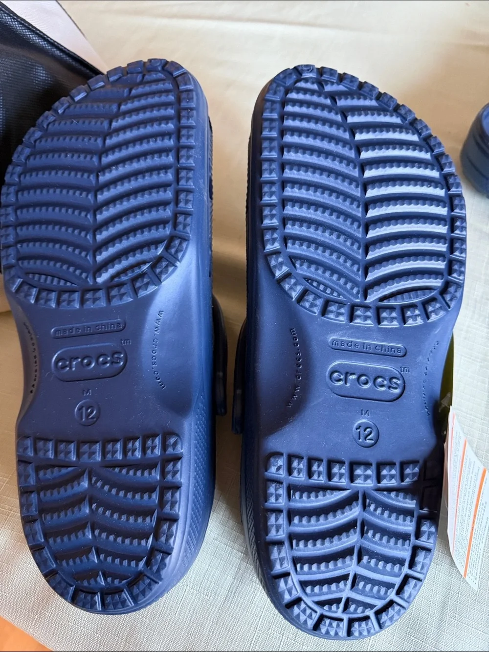 CROCS men’s Classic DISNEY Clogs in Navy , brand new bought in Disney